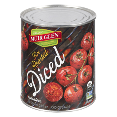 Fire Roasted Diced Tomatoes | Organic Canned Tomatoes | Muir Glen CA